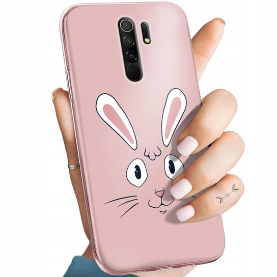 Etui Do Xiaomi Redmi 9 Wzory Królik Zając Bunny Obudowa Pokrowiec Case Xiaomi