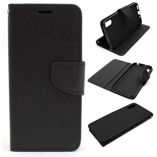 Etui Do Xiaomi Redmi 9A 9At 9I Fancy Diary Czarne Pokrowiec Case GSM-HURT