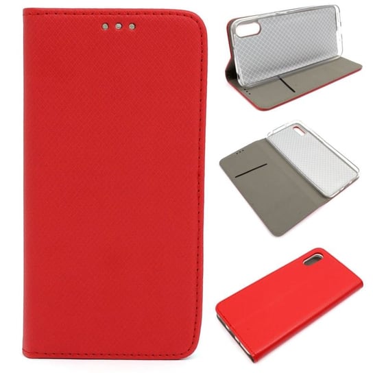 Etui Do Xiaomi Redmi 9A 9At 9I Smart Magnet Czerwony Case Pokrowiec GSM-HURT