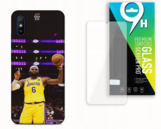 ETUI DO XIAOMI REDMI 9A / 9AT / 9i + SZKŁO HARTOWANE - LEBRON JAMES NBA bez marki