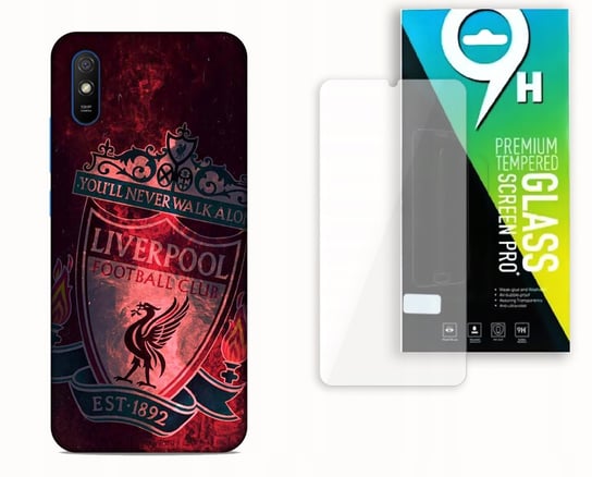 ETUI DO XIAOMI REDMI 9A / 9AT / 9i + SZKŁO HARTOWANE - LIVERPOOL FC KLUBY bez marki