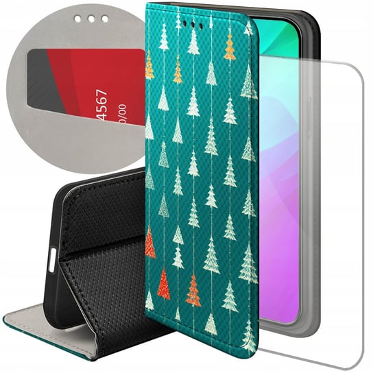 Etui Do Xiaomi Redmi 9A Wzory Choinka Święta Boże Narodzenie Futerał +Szkło Hello Case
