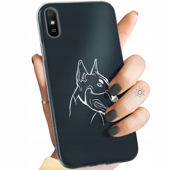 Etui Do Xiaomi Redmi 9A Wzory Męskie Facet Wąsy Obudowa Pokrowiec Case Xiaomi