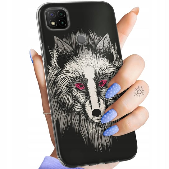 Etui Do Xiaomi Redmi 9C Wzory Wilk Wilkołak Wolf Wilczyca Obudowa Pokrowiec Xiaomi