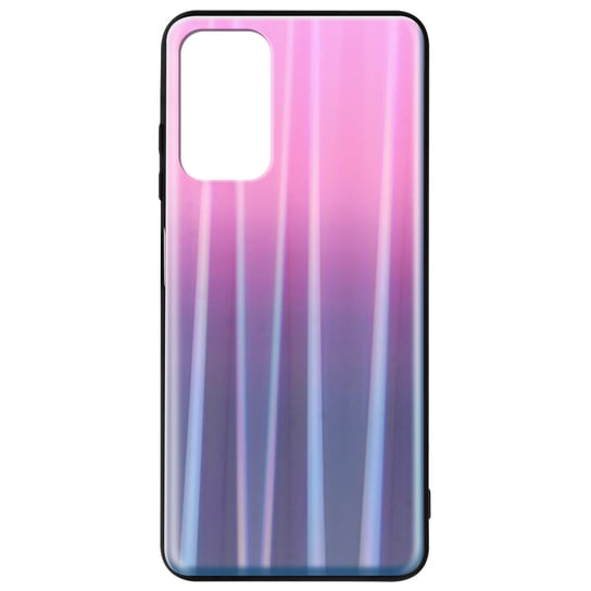 Etui do Xiaomi Redmi 9T Bi-materiał Holograficzny Błyszczący fioletowy Avizar