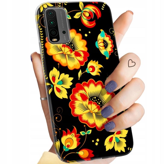 Etui Do Xiaomi Redmi 9T / Poco M3 Wzory Folk Ludowe Folklorystyczne Obudowa Xiaomi