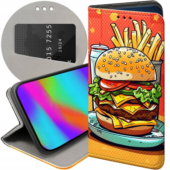 Etui Do Xiaomi Redmi 9T / Poco M3 Wzory Hamburger Burgery Fast-Food Case Xiaomi