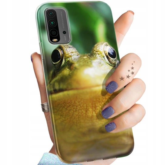 Etui Do Xiaomi Redmi 9T / Poco M3 Wzory Żabka Żaba Frog Obudowa Pokrowiec Xiaomi