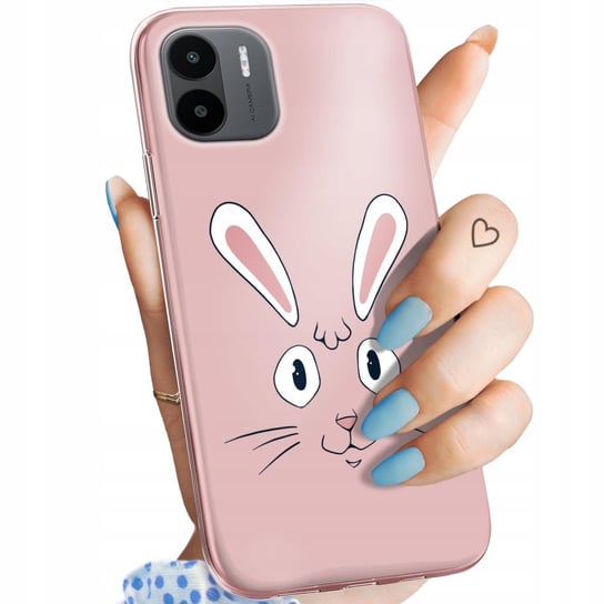 Etui Do Xiaomi Redmi A1 Wzory Królik Zając Bunny Obudowa Pokrowiec Case Xiaomi