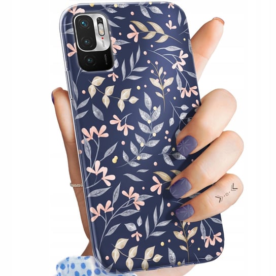 Etui Do Xiaomi Redmi Note 10 5G Wzory Floral Botanika Bukiety Obudowa Case Xiaomi