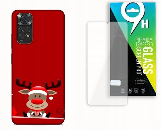 ETUI DO XIAOMI REDMI NOTE 11 / 11S + SZKŁO HARTOWANE - PREZENTY ŚWIĘTA NAJNOWSZA WERSJA_6-stitch czarny_ WZÓR NR . 512 Inna marka