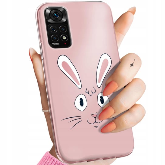 Etui Do Xiaomi Redmi Note 11 4G / 11S 4G Wzory Królik Zając Bunny Obudowa Xiaomi