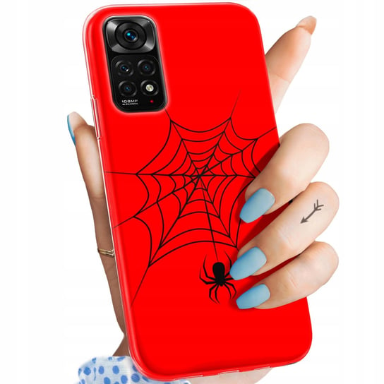 Etui Do Xiaomi Redmi Note 11 4G / 11S 4G Wzory Pająk Spider Pajęczyna Case Xiaomi