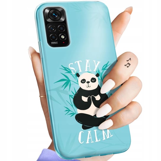 Etui Do Xiaomi Redmi Note 11 4G / 11S 4G Wzory Panda Bambus Pandy Obudowa Xiaomi