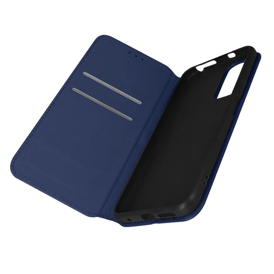 Etui do Xiaomi Redmi Note 11 i 11s Funkcja portfela Obsługa wideo - niebieskie Avizar