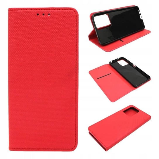Etui do Xiaomi Redmi Note 12 4G Smart Magnet czerwone Obudowa Pokrowiec Case GSM-HURT