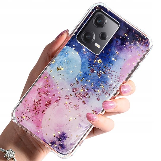 Etui do Xiaomi Redmi Note 12 5G Case Glamour Szkło Krainagsm