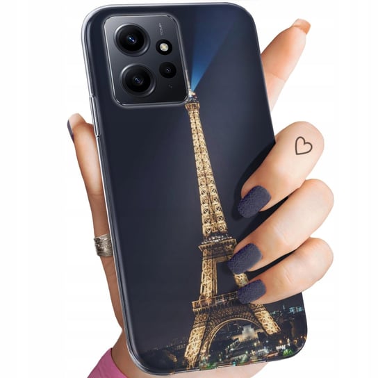 Etui Do Xiaomi Redmi Note 12 Wzory Paryż Francja Eiffel Obudowa Pokrowiec Xiaomi