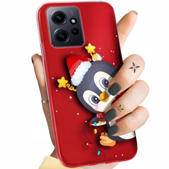 Etui Do Xiaomi Redmi Note 12 Wzory Święta Christmas Mikołaj Obudowa Case Xiaomi