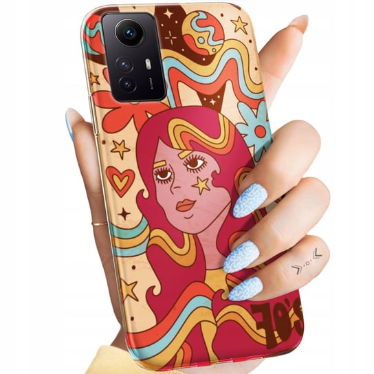 ETUI DO XIAOMI REDMI NOTE 12S WZORY HIPPIE PEACE HIPPISI OBUDOWA POKROWIEC Xiaomi