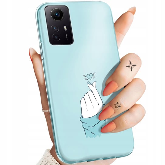 Etui Do Xiaomi Redmi Note 12S Wzory Niebieskie Blue Blau Obudowa Pokrowiec Xiaomi