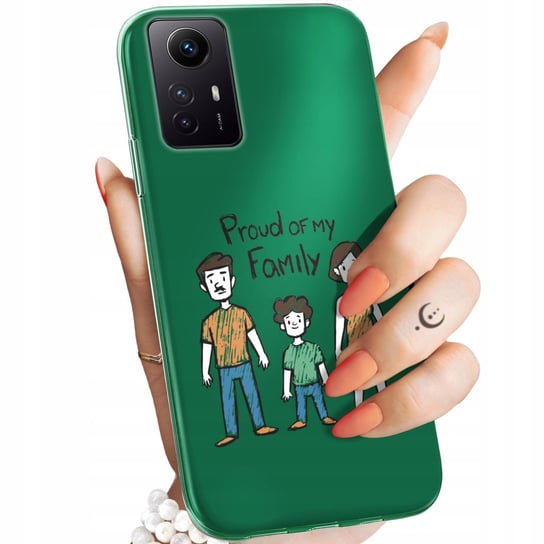 ETUI DO XIAOMI REDMI NOTE 12S WZORY RODZINA FAMILIA DOM OBUDOWA POKROWIEC Xiaomi