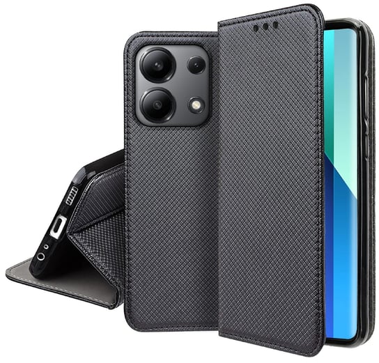 Etui do Xiaomi Redmi Note 13 | 13 4G SMART MAGNET CASE PORTFEL + SZKŁO 9H Krainagsm