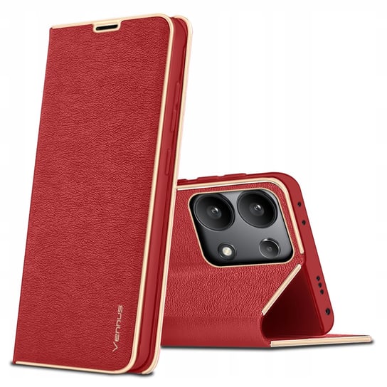 Etui do Xiaomi Redmi Note 13 Pro 4G Case Magnet PORTFEL + Szkło OCHRONNE 9H Krainagsm