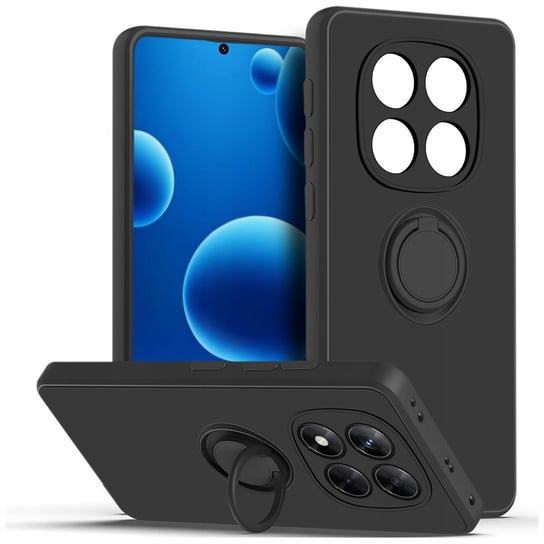 Etui do Xiaomi Redmi Note 14 Pro 5G Silicone Ring CASE PLECKI Krainagsm