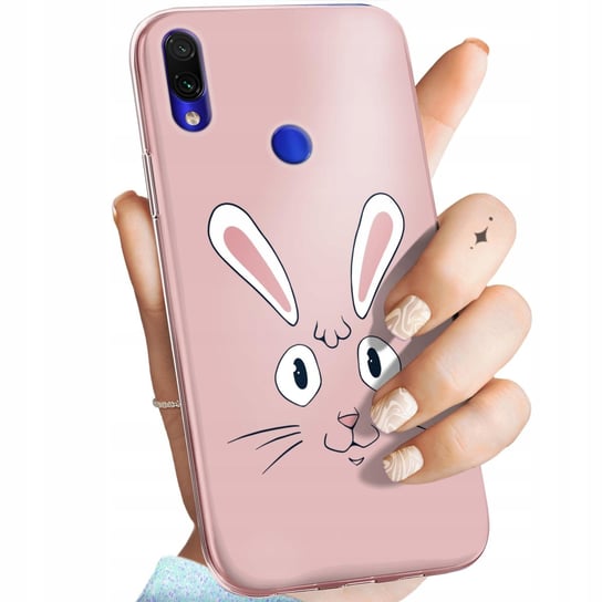 Etui Do Xiaomi Redmi Note 7 / 7 Pro Wzory Królik Zając Bunny Obudowa Case Xiaomi