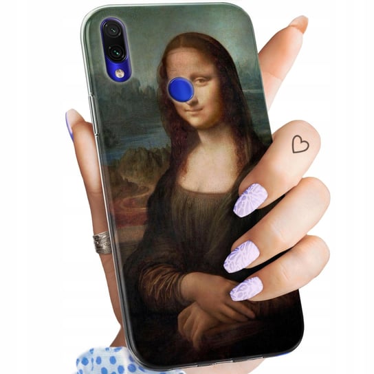 ETUI DO XIAOMI REDMI NOTE 7 / 7 PRO WZORY LEONARDO DA VINCI MONA ŁASICZKA Xiaomi