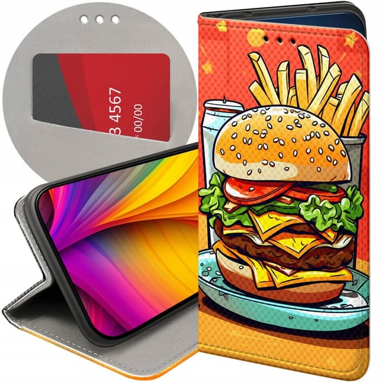 ETUI DO XIAOMI REDMI NOTE 8 / NOTE 8 2021 WZORY HAMBURGER BURGERY FAST-FOOD Xiaomi