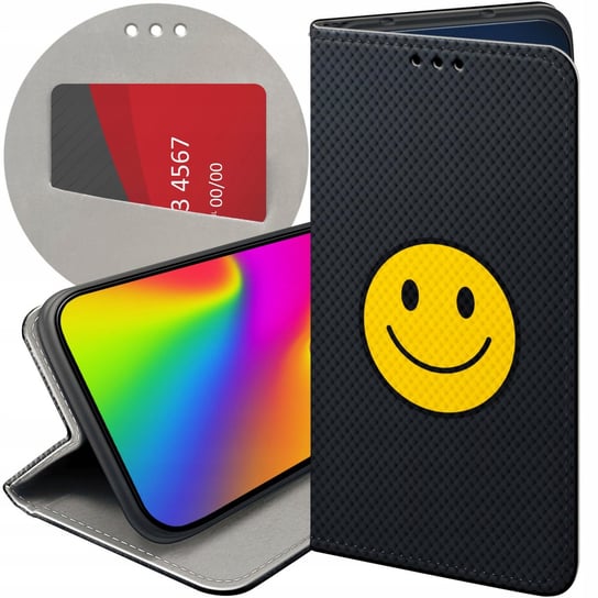 ETUI DO XIAOMI REDMI NOTE 8 / NOTE 8 2021 WZORY UŚMIECH SMILE EMOJI FUTERAŁ Xiaomi