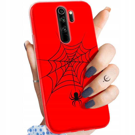 Etui Do Xiaomi Redmi Note 8 Pro Wzory Pająk Spider Pajęczyna Obudowa Case Xiaomi