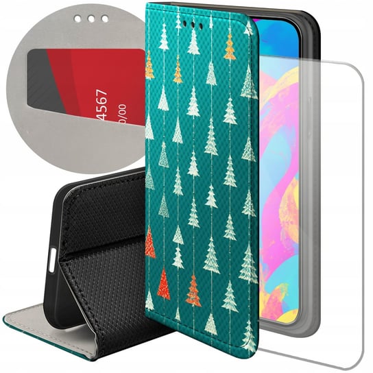 Etui Do Xiaomi Redmi Note 8T Wzory Choinka Święta Boże Narodzenie +Szkło Hello Case