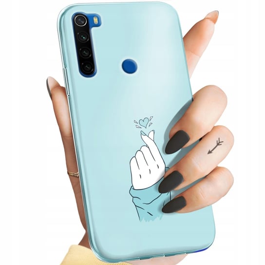 Etui Do Xiaomi Redmi Note 8T Wzory Niebieskie Blue Blau Obudowa Pokrowiec Xiaomi