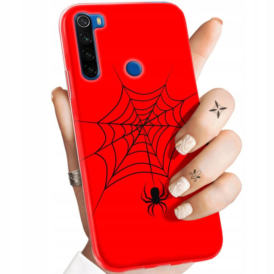 Etui Do Xiaomi Redmi Note 8T Wzory Pająk Spider Pajęczyna Obudowa Pokrowiec Xiaomi