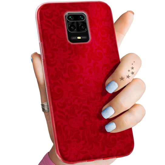Etui Do Xiaomi Redmi Note 9 Pro Wzory Czerwone Serca Róże Obudowa Pokrowiec Xiaomi