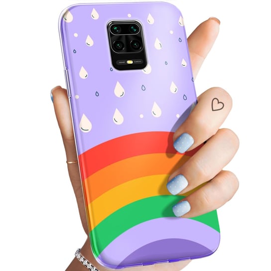 Etui Do Xiaomi Redmi Note 9 Pro Wzory Tęcza Rainbow Obudowa Pokrowiec Case Xiaomi