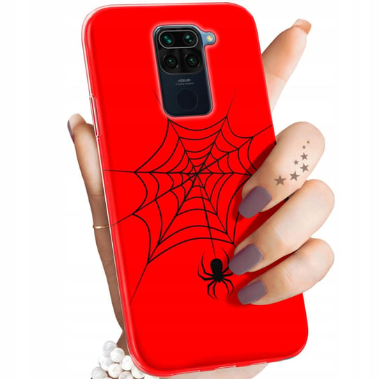 Etui Do Xiaomi Redmi Note 9 Wzory Pająk Spider Pajęczyna Obudowa Pokrowiec Xiaomi