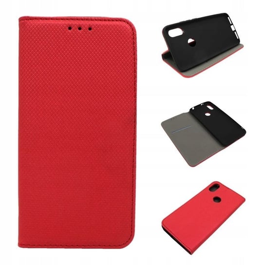 Etui Do Xiaomi Redmi S2 Smart Magnet Czerwony Obudowa Pokrowiec Case GSM-HURT
