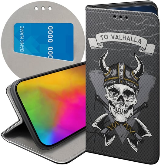 ETUI DO Y6S / Y6 PRIME 2019 / HONOR 8A WZORY WIKINGOWIE VIKING RUNY ODYN Honor