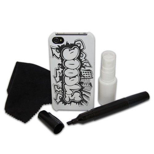 Etui Doodle Case na Apple iPhone 4/5 Thumbs Up