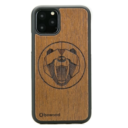 Etui drewniane Bewood iPhone 11 Pro niedźwiedź merbau BEWOOD