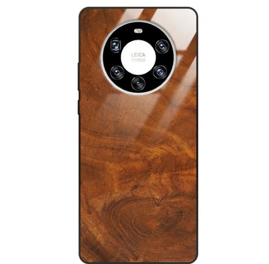 Etui drewniane Huawei Mate 40 Pro Plus Premium Wood Caramel Forestzone Glass ForestZone