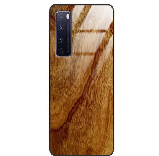 Etui drewniane Huawei Nova 7 Pro Old Fashion Wood Amber Forestzone Glass ForestZone