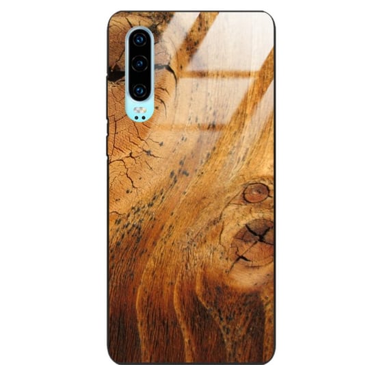 Etui drewniane Huawei P30 Old Fashion Wood Honeydew Forestzone Glass ForestZone