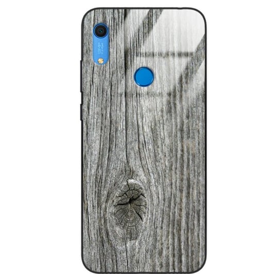 Etui drewniane Huawei Y6s Old Fashion Wood Gray Forestzone Glass ForestZone