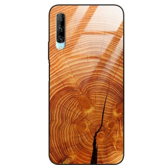 Etui drewniane Huawei Y9s Old Fashion Wood Burnt Orange Forestzone Glass ForestZone