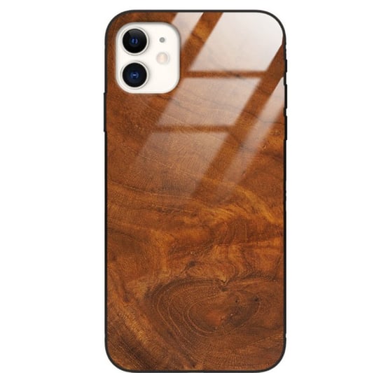 Etui drewniane iPhone 11 Premium Wood Caramel Forestzone Glass ForestZone